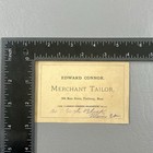 Victorian Trade Card Boy Rifle Hunting Edward Conner Merchant Tailor Fitchburg