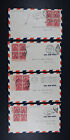 Jun 17 1929 Fdc Usa Scott   657 Blocks Of 4 Sullivan Stamps 16 Diff Post Offices