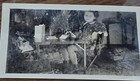 Two Vintage Photos Of A Girl On Christmas With Presents Doll 1930s Approx  1937