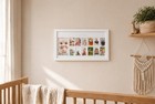 Baby s First Year Collage Picture Frame  White