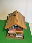 Wooden Bird Feeder School House Design 10x7 5    