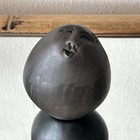 Nan Emmett Vintage Pottery Spirit Rattle Face Figure Art Pottery