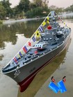 Remote Control Warship Aircraft Carrier Battleship With 2 Batteries   Controller