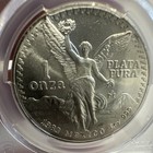 1983 Mexico 1 Onza Libertad Plata Pura Ley  999 Silver Coin Mo Pcgs Ms66