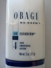Obagi Nu-derm Exfoderm Skin Smoothing Lotion 2 Oz Travel Size