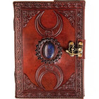 Handmade Leather Journal 7x5  Vintage Diary Notebook Single Lock 200 Blank Pages