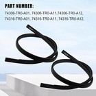 Pair Roof Molding Trim Kit Left   Right Side Roof Drip Molding Weather Stripping