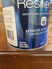 1 Qt Resilience Sherwin Williams Exterior Acrylic Latex Paint  Super White Satin