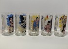 1978 Superman  The Movie Taco Bell Pepsi Promo Glasses Lot Of 5 Faded Color