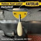 Vw Fuel Tap Level Extension Label For Aircooled Beetle  Ghia  T1 T3 Porsche 356