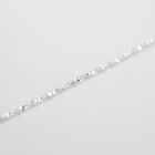 925 Silver Whirling Chain Necklace W  Lobster Lock Women Fashion Jewelry 16-24 