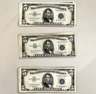 1953 Star Note Five Dollar Blue Seal Note Silver Certificate Old Us Bill Money