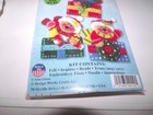 Design Works Jewel Felt Christmas Teddies Ornaments New