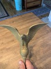 Antique American Eagle Flag Pole Topper - Architectural Salvage - Finial -brass 