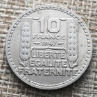 Coin France - 1947 - 10 Francs Turin Grosse T  te  n1367 