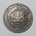 1819 R Brazil 960 Reis Nice Details Holed Lots Of Under-type Detail  -672-
