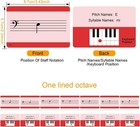 Music Flash Cards  54 Piano Note Theory Flash Cards - Staff Notation  Pitch syll