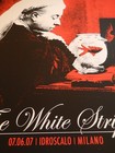 White Stripes Concert Poster 2007 Milan Rob Jones Signed  ed Silk Screen Print