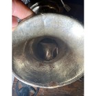 Vtg Alfa 10 Cast Iron Manual Meat Grinder Hand Crank Red Handle Table Mount