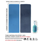 1pc Portable Cooling Towel Quick-dry Silicone Wrapped Sport Towel - New