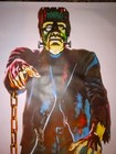 6 Foot Comic Book Frankenstein Vinyl Poster