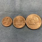 U s  1776-1976 Bicentennial 3 Coin Set - Quarter  1 2 Dollar   Dollar
