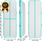 Inflatable Air Gymnastics Mat Training Air Track Mat 4 8 Inch Thickness With Pum