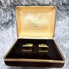  With Box Givenchy Cufflinks Gold Logo