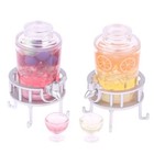 1set 1 12 Scale Dollhouse Miniature Fruit Wine Drink Bucket Kitchen Bar Party