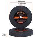 Amacupid Nylon Fiber Brushed Buffing Wheels 6 Inch 5p Hardness  For Dark Grey