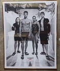 Rare Olympics Swim Team Michael Phelps Speedo Poster Swimmers Sports  mint  