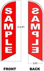 4 Less Co Elote En Vaso Windless Swooper Feather Flag 3x11 5 Feet Tall Banner Si