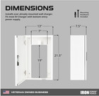 Outdoor Ev Charger Enclosure   Cover - 21 5x13x7 5 In  Ev Charger Box Outdoor Wi
