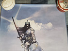 Vintage Poster Print Frank Frazetta 1970s Original Silver Warrior  9 