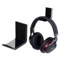 2-pack Acrylic Headphone Hanger    under Desk Hook Wall Mount Headset Stand Holder