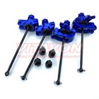 Vitavon  Cnc Alu 7075   Hd 45  Steel Spline Axle Kit For Traxxas Sledge Blue V1