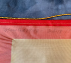 Vintage Ww2 Wwii Us Blue Star Service Banner Flag Family Army Homefront Dated
