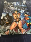 2 Vintage Wonder Woman Posters Dc-2005 2007 Rolled Never Used Or Displayed
