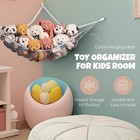 Stuffed Animal Hammock Corner Net 2-pack     Stuffed Animal Net   Mesh Toy Organiz