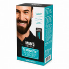 6pc - Men   s Select 5 Minute Mustache And Beard Color Dark Brown Gray Coverage