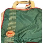 Rare Vintage Tennis Wimbledon The Championships  Carry Bag Green tan