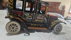 Vintage Marx Toy-  Model T- Old Jalopy Tin Wind Up Car- 7  Works- W Driver