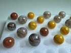 325 Lot Of 25 Jabo Swirl Marbles 