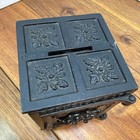 Antique Cast Iron Bank Kyser   Rex Security Safe Deposit Double Combo C1887