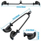 Upgraded 70cm 27  Extra Long Triceps Rope Pulldown Cable Attachments For Gym Bar