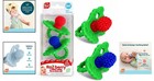 Razberry Silicone Teether Pacifier - 2-pack Infants  Teething Relief  Freezable