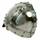 Medieval Norman Helmet     18g Steel Viking Armor   Larp  Cosplay   Reenactment