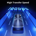 M 2 Nvme Ssd Enclosure To Usb 3 2 Gen 2 10gbps Adapter For M m b Key Ssds