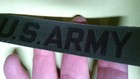 Military Patch Sew On Name Tape Tag Od Green Bdu Us Army Synthetic Material