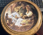 Vtg 1991 Knowles Goldilocks   The Three Bears Collectors Plate W  Wooden Frame